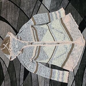 BUCKLE DAYTRIP HOODED OPEN FRONT CARDIGAN SWEATER